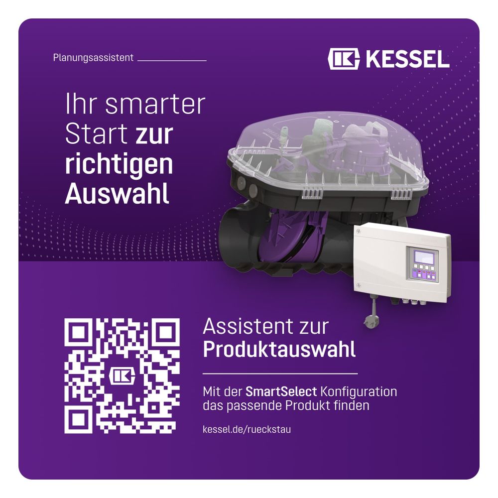 Kessel Rückstaupumpanlage Pumpfix F DN 100, freiliegend... KESSEL-24100 4026092046487 (Abb. 7)