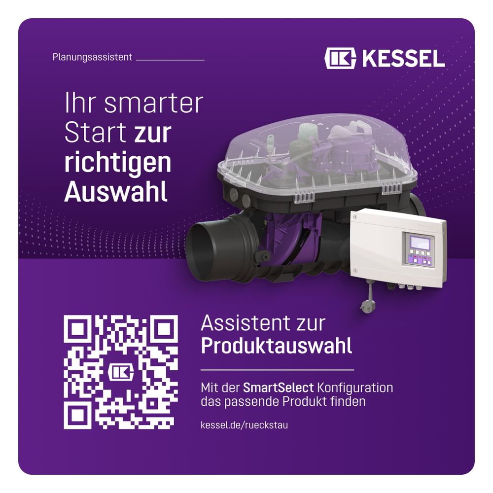 Kessel Rückstaupumpanlage Pumpfix F DN 150, freiliegend... KESSEL-24150 4026092046500 (Abb. 7)