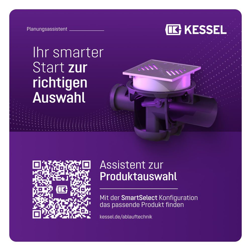 Kessel Kellerablauf DN 100 Klasse K3, Rost Edelstahl... KESSEL-29121 4026092007853 (Abb. 7)