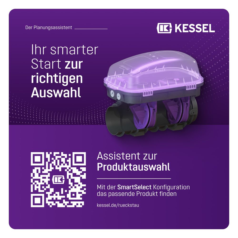Kessel Rückstauverschluss Staufix, SWA Typ 2, freiliegend... KESSEL-73000.10 4026092053836 (Abb. 7)