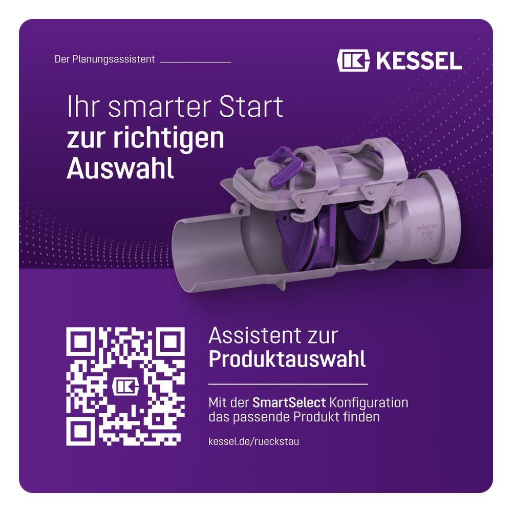 Kessel Rückstauverschluss Staufix DN 70 Typ 2... KESSEL-73070 4026092039403 (Abb. 5)