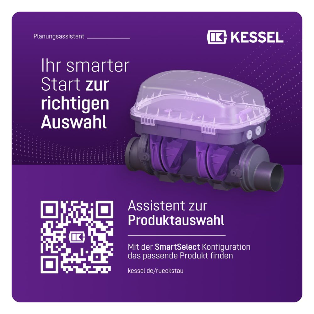 Kessel Rückstauverschluss Staufix, SWA DN 100, freiliegend... KESSEL-73100.10 4026092003909 (Abb. 7)