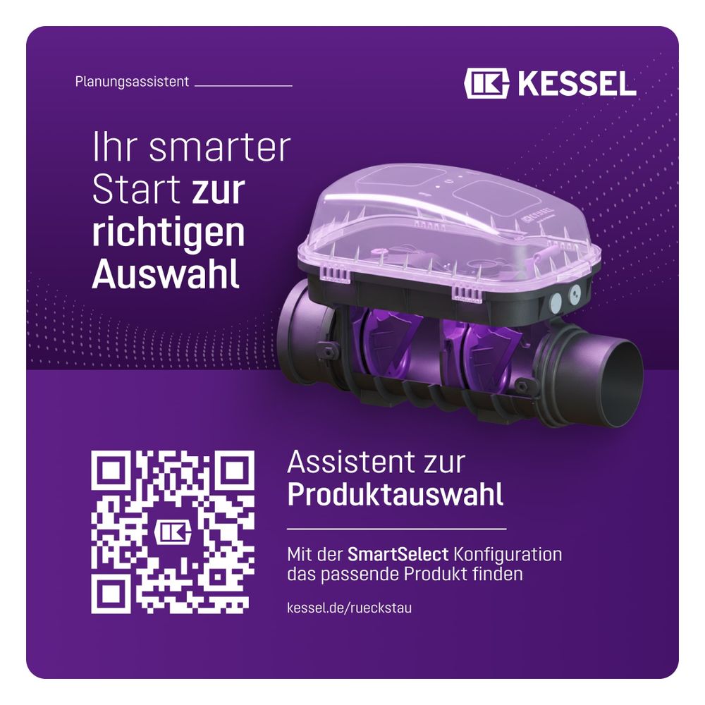 Kessel Rückstauverschluss Staufix, SWA DN 150, freiliegend... KESSEL-73150.10 4026092003961 (Abb. 7)