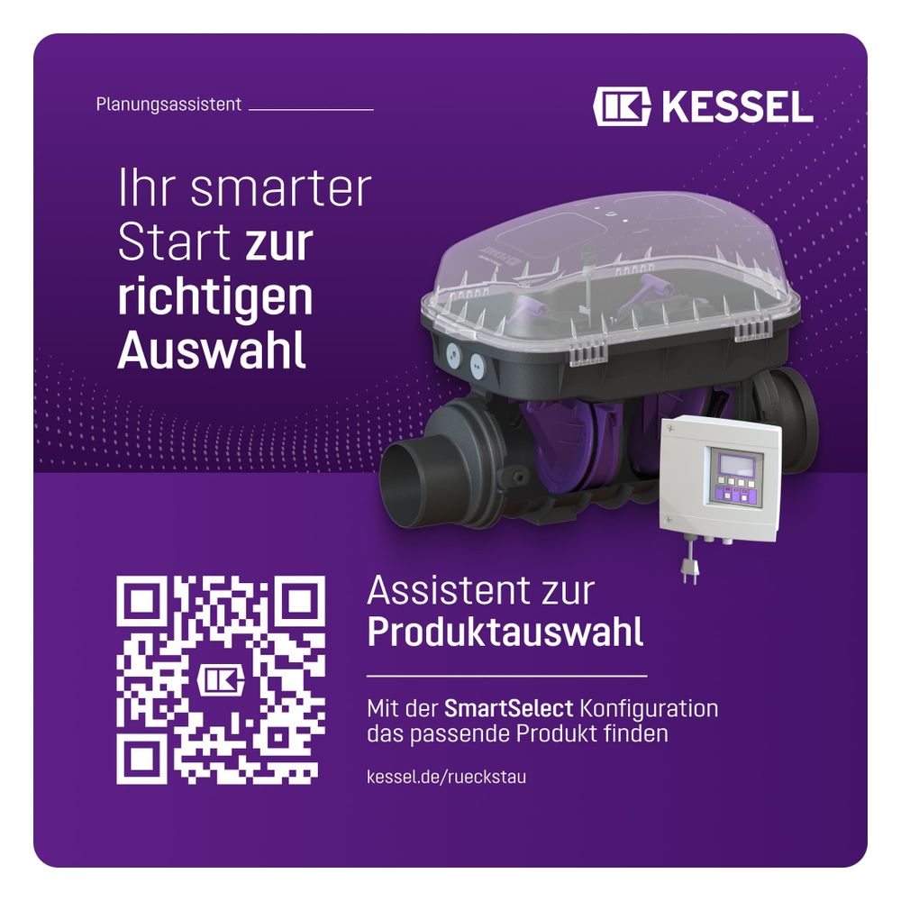Kessel Rückstauautomat Staufix FKA, DN 125, Schaltgerät Comfort, freiliegend... KESSEL-84125 4026092046340 (Abb. 7)