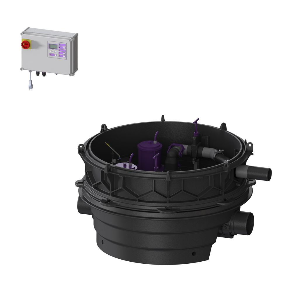 Kessel Rückstauhebeanlage Ecolift XL Duo 1 motorisierte Klappe SPF 1400-S1... KESSEL-8741026 4026092068434 (Abb. 1)