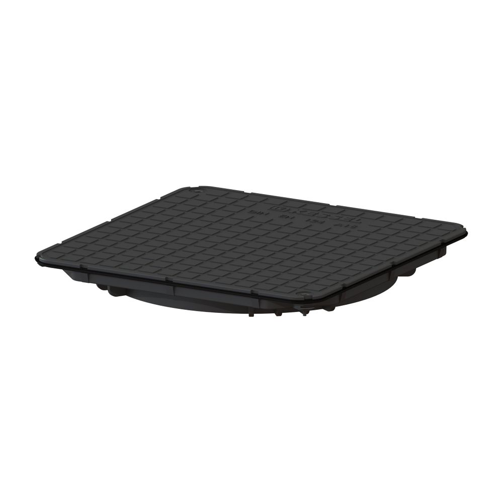 Kessel Abdeckplatte Tagwasserdicht 384x384mm, Schwarz... KESSEL-83050 4026092002797 (Abb. 1)