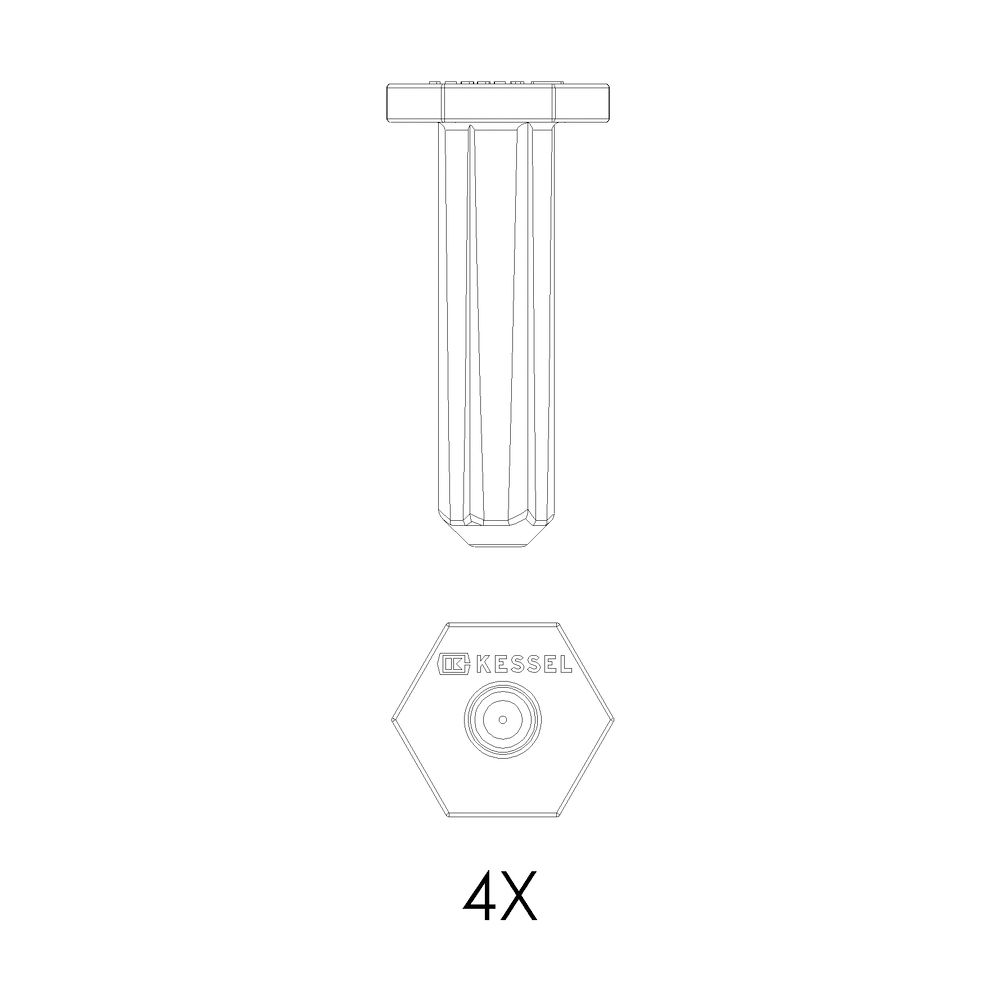 Kessel Schall- und Setzungsdämpfer, Bohrdurchmesser 14mm, 680882... KESSEL-680882 4026092086612 (Abb. 3)