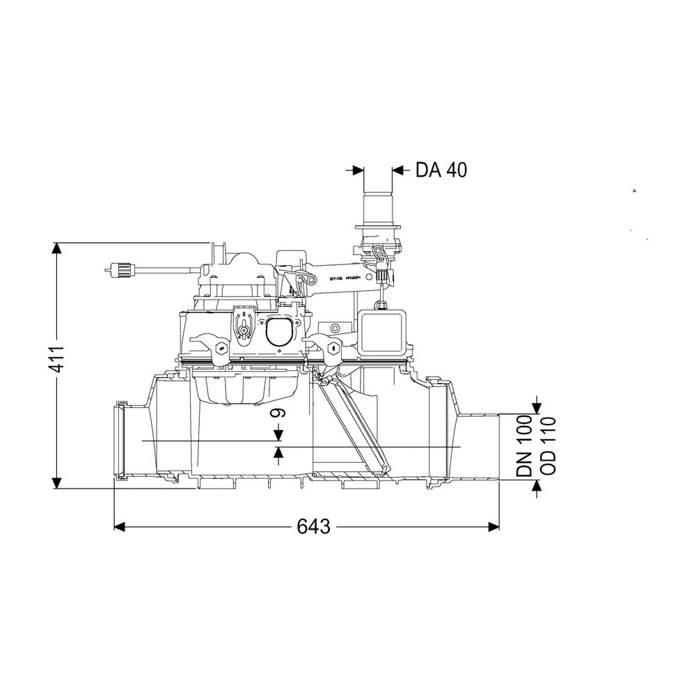 Kessel Rückstauhebeanlage Ecolift DN 100, freiliegend... KESSEL-21100 4026092046760 (Abb. 2)