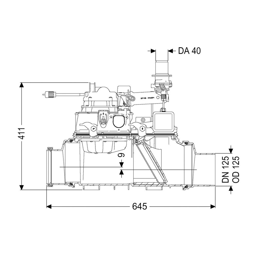 Kessel Rückstauhebeanlage Ecolift DN 125, freiliegend... KESSEL-21125 4026092046777 (Abb. 2)