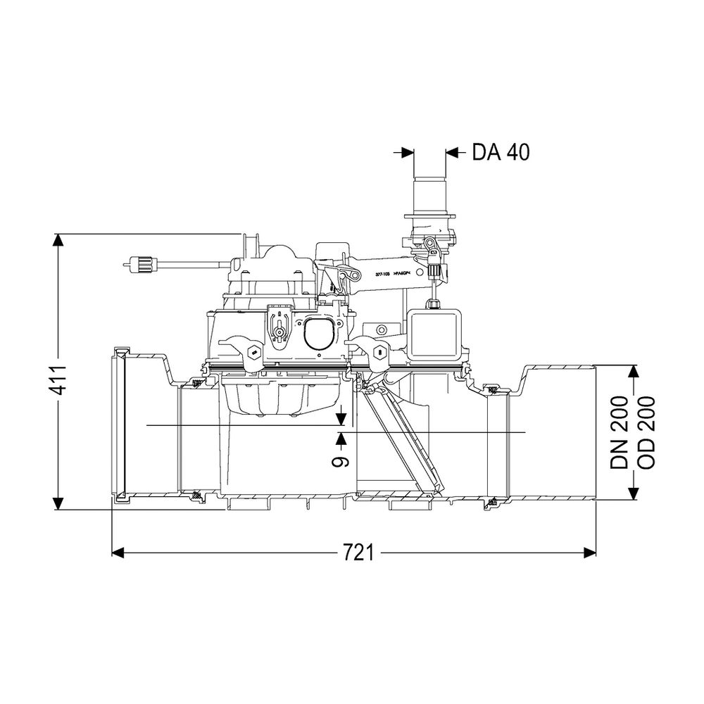 Kessel Rückstauhebeanlage Ecolift DN 200, freiliegend... KESSEL-21200 4026092046791 (Abb. 2)