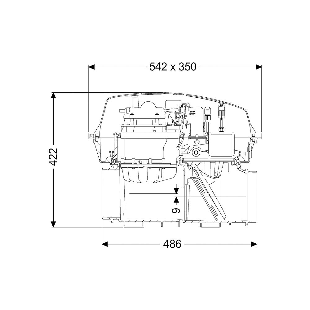 Kessel Rückstaupumpanlage Pumpfix F ohne Stutzen, freiliegend... KESSEL-24000 4026092053898 (Abb. 2)