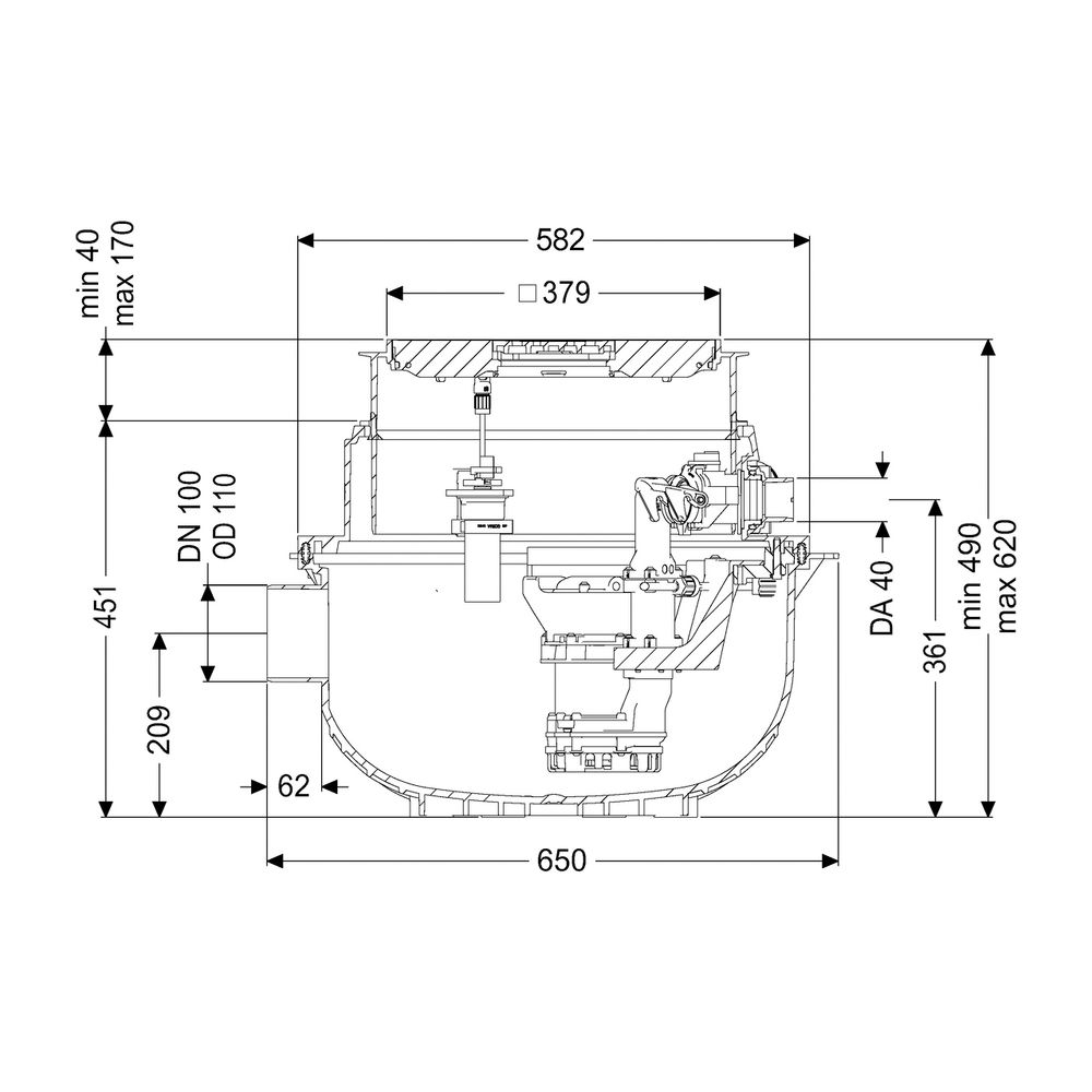 Kessel Hebeanlage Aqualift S Compact Duo GTF 500 Bodenplatte... KESSEL-280530S 4026092082706 (Abb. 2)