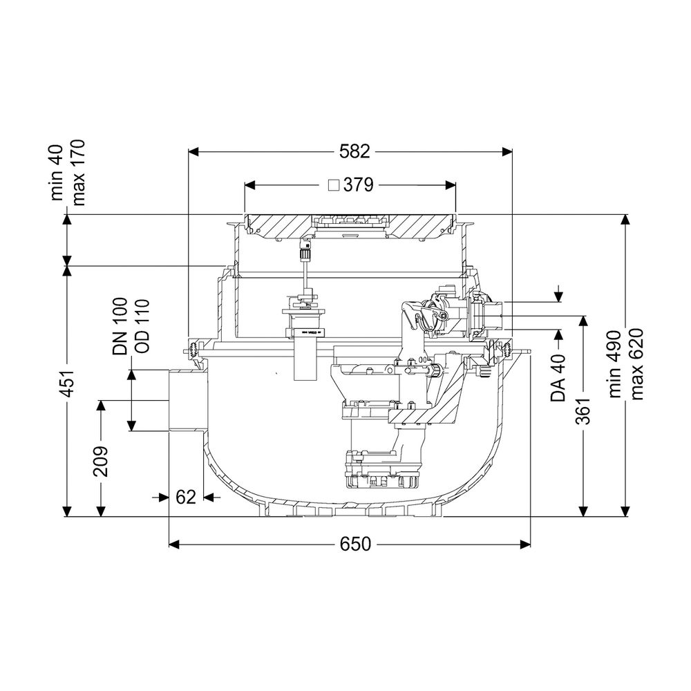 Kessel Hebeanlage Aqualift S Compact Duo GTF 500 resistant, Bodenplatte... KESSEL-280530SC 4026092082720 (Abb. 2)