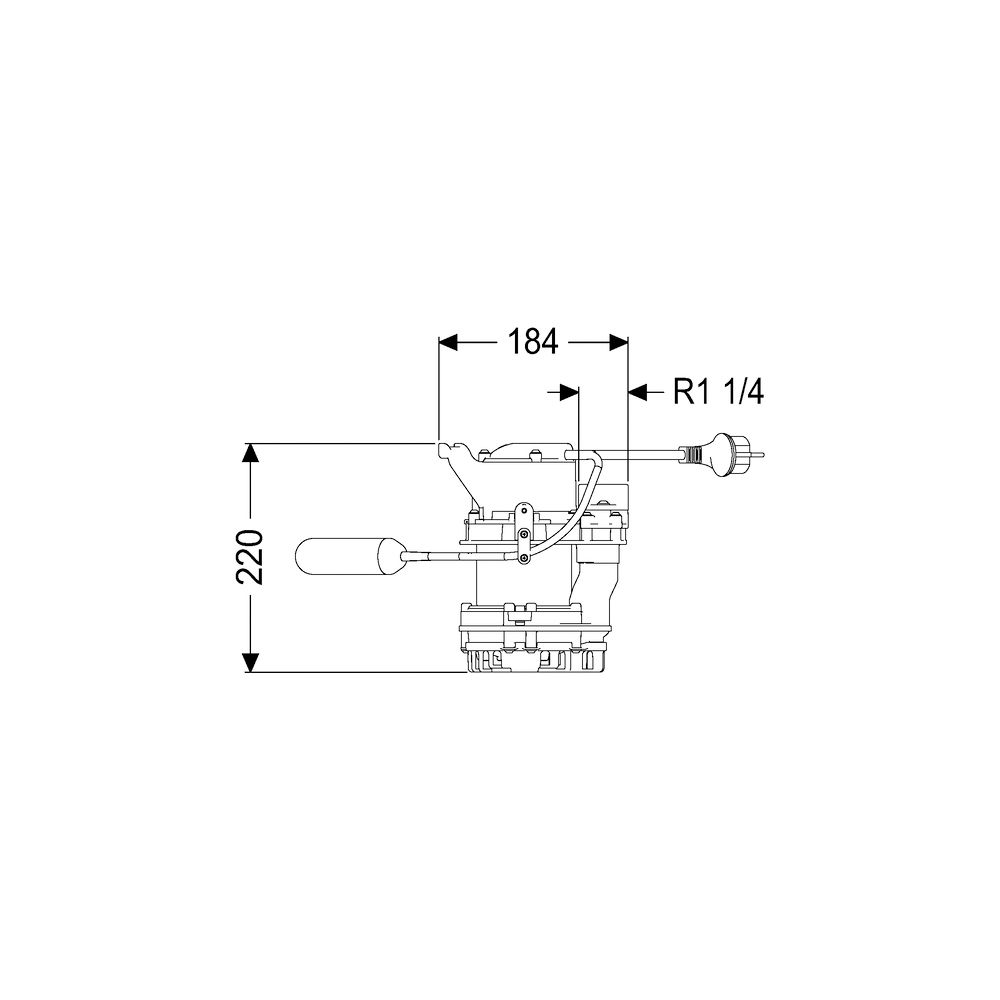 Kessel Tauchpumpe Aquadive GTF 500 mit Schwimmer, 10m... KESSEL-280810 4026092082515 (Abb. 2)