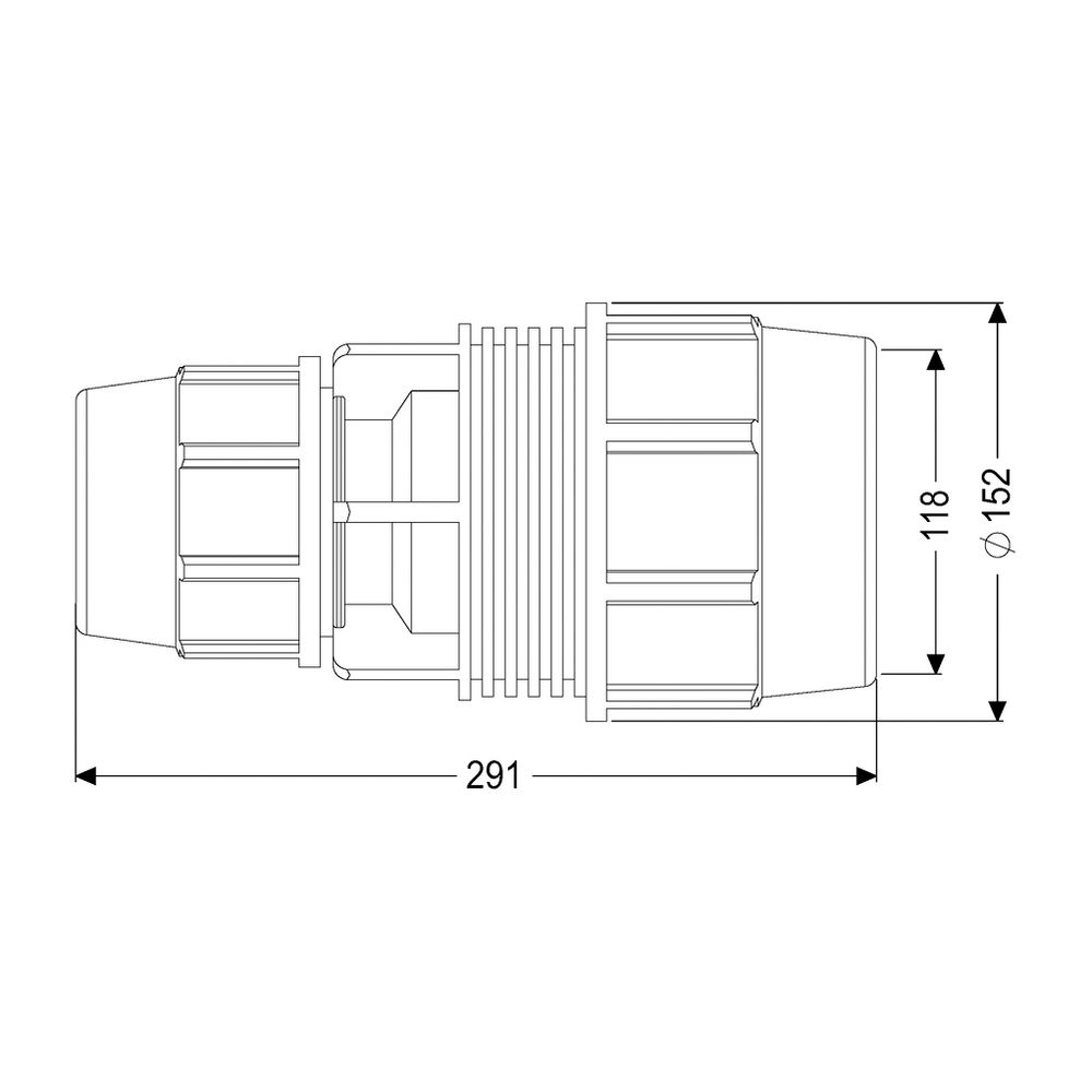 Kessel Klemmverbinder für Druckleitung, DN 50/80, 28092... KESSEL-28092 4026092098196 (Abb. 2)