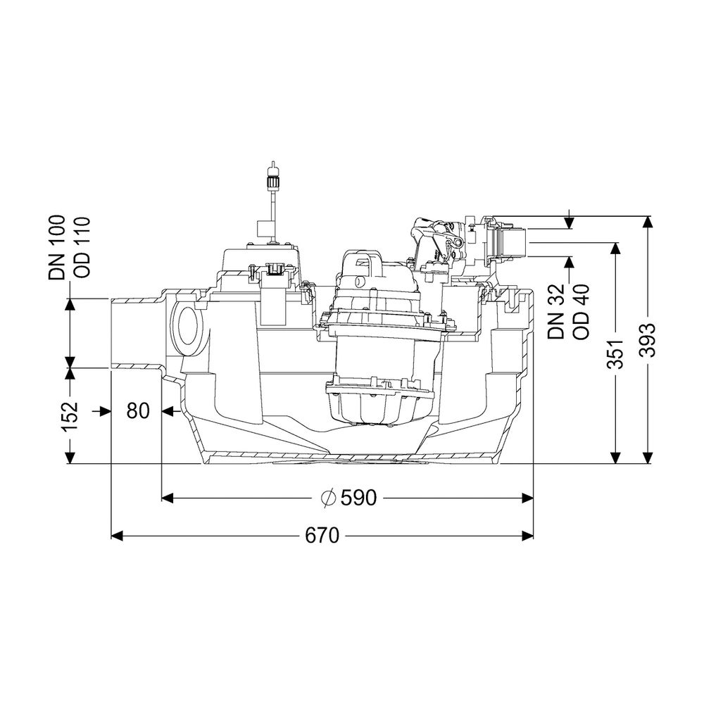 Kessel Hebeanlage Aqualift F Compact Duo SPZ 1000, freie Aufstellung... KESSEL-28718 4026092093412 (Abb. 2)