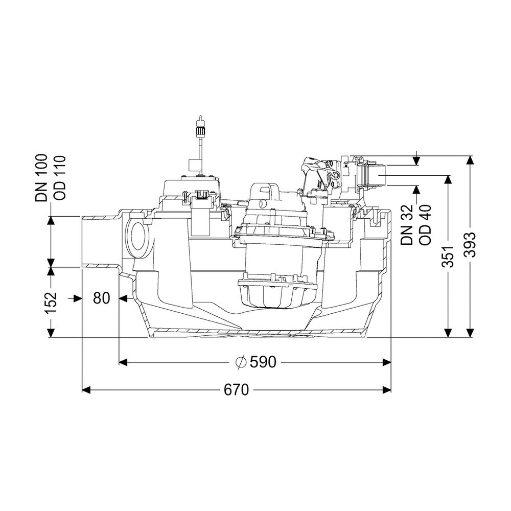 Kessel Hebeanlage Aqualift F Compact Duo SPZ 1000 resistent, freie Aufstellung... KESSEL-28718C 4026092093696 (Abb. 2)