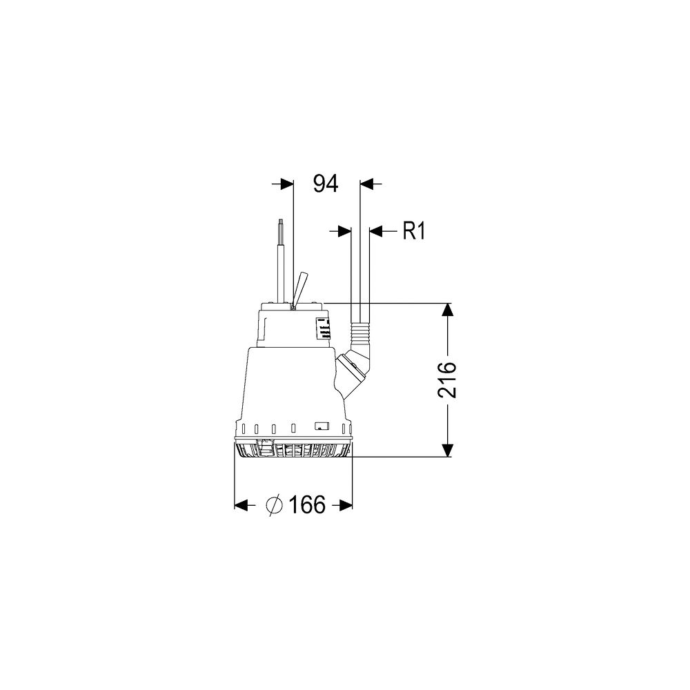 Kessel Tauchpumpe Aquadive KTP 300 resistant, ohne Schwimmerschalter, 10m... KESSEL-28740C 4026092094891 (Abb. 1)