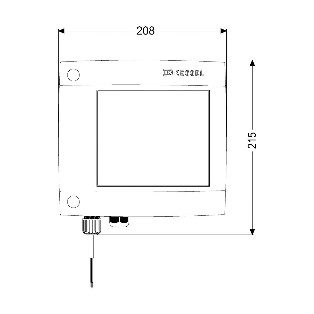 Kessel GSM Modem TeleControl für Comfort Schaltgeräte 230V/400V... KESSEL-28792 4026092066409 (Abb. 2)