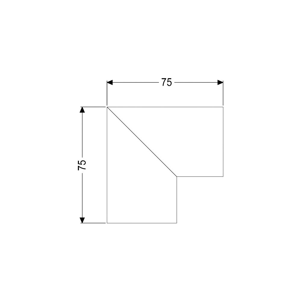 Kessel Verbindungsstück 90 Grad für Linearis Infinity, Schwarz gebürstet... KESSEL-45102.01 4026092094693 (Abb. 2)