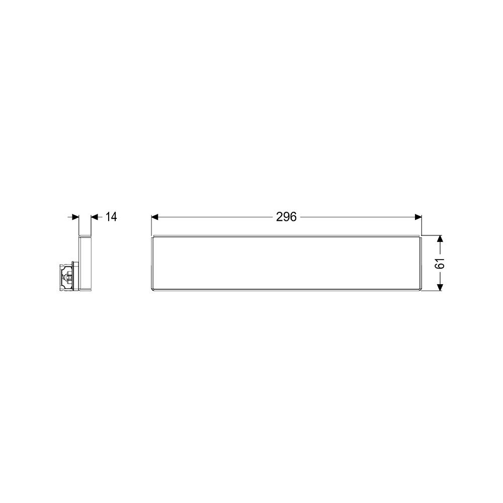Kessel Ablaufblende Wandablauf Scada Unsichtbar V2A, befliesbar, 15mm Belaghöhe... KESSEL-48011 4026092058015 (Abb. 2)