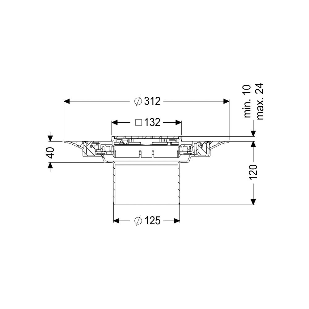 Kessel Aufsatzstück Variofix Designrost Kessel V4A Lock und Lift L15... KESSEL-48204 4026092066522 (Abb. 2)