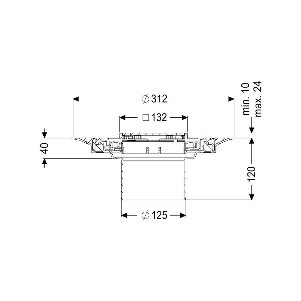 Kessel Aufsatzstück Variofix Designrost Slot V2A K3... KESSEL-48618 4026092044926 (Abb. 2)