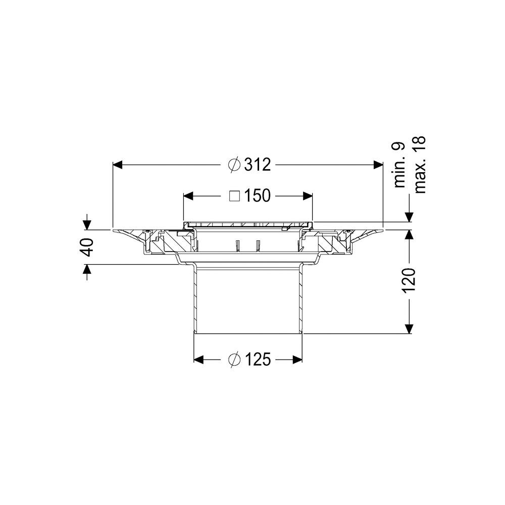 Kessel Aufsatzstück Variofix Schlitzrost V2A K3... KESSEL-48963 4026092004647 (Abb. 2)