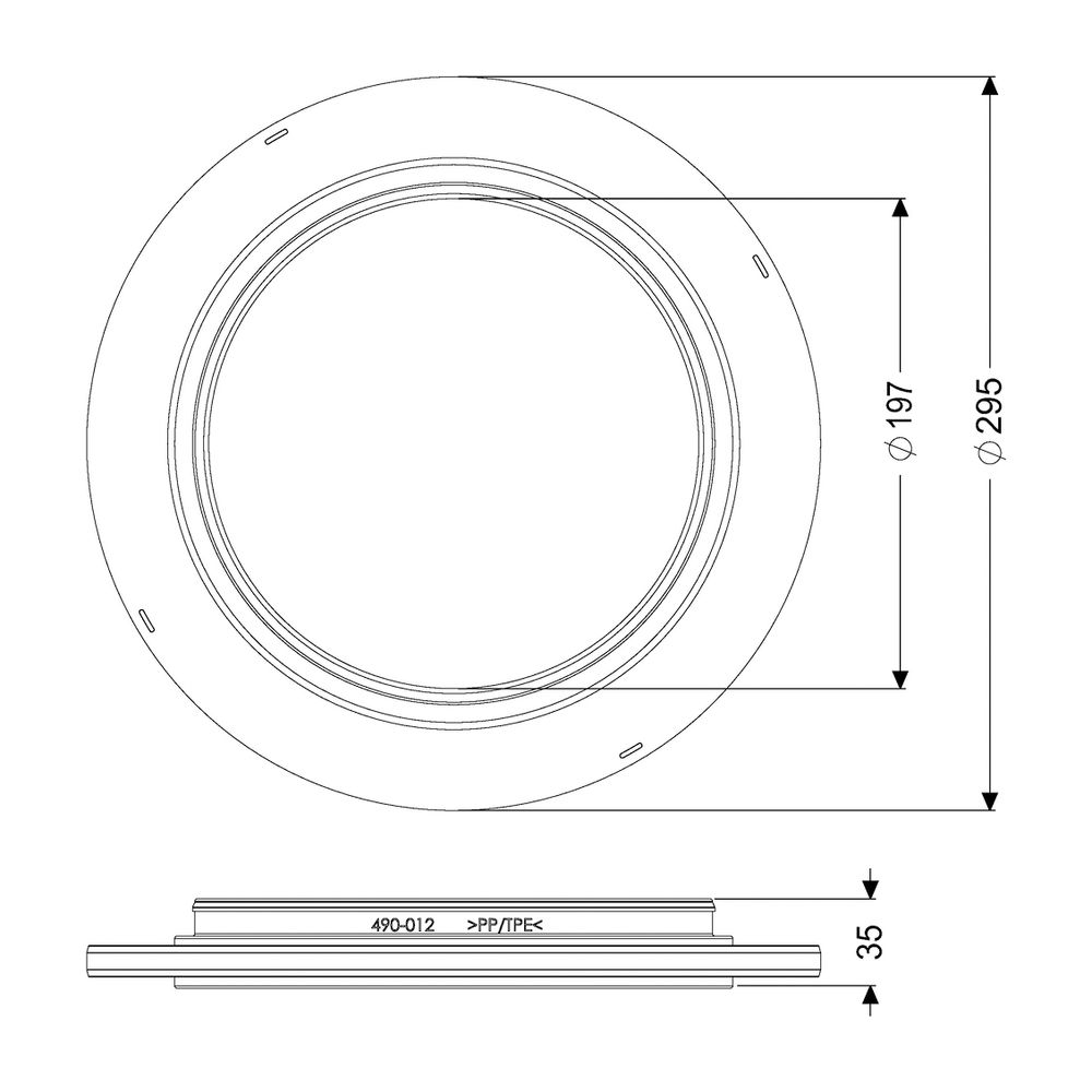 Kessel WU-Dichtflansch Universale Plus, senkrecht... KESSEL-48967 4026092097298 (Abb. 2)