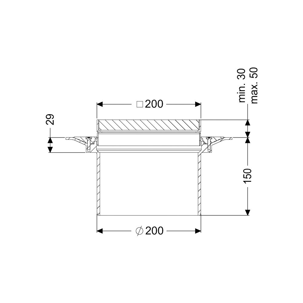 Kessel Aufsatzstück Variofix System 200 Gitterrost V2A L15... KESSEL-48969 4026092005132 (Abb. 2)