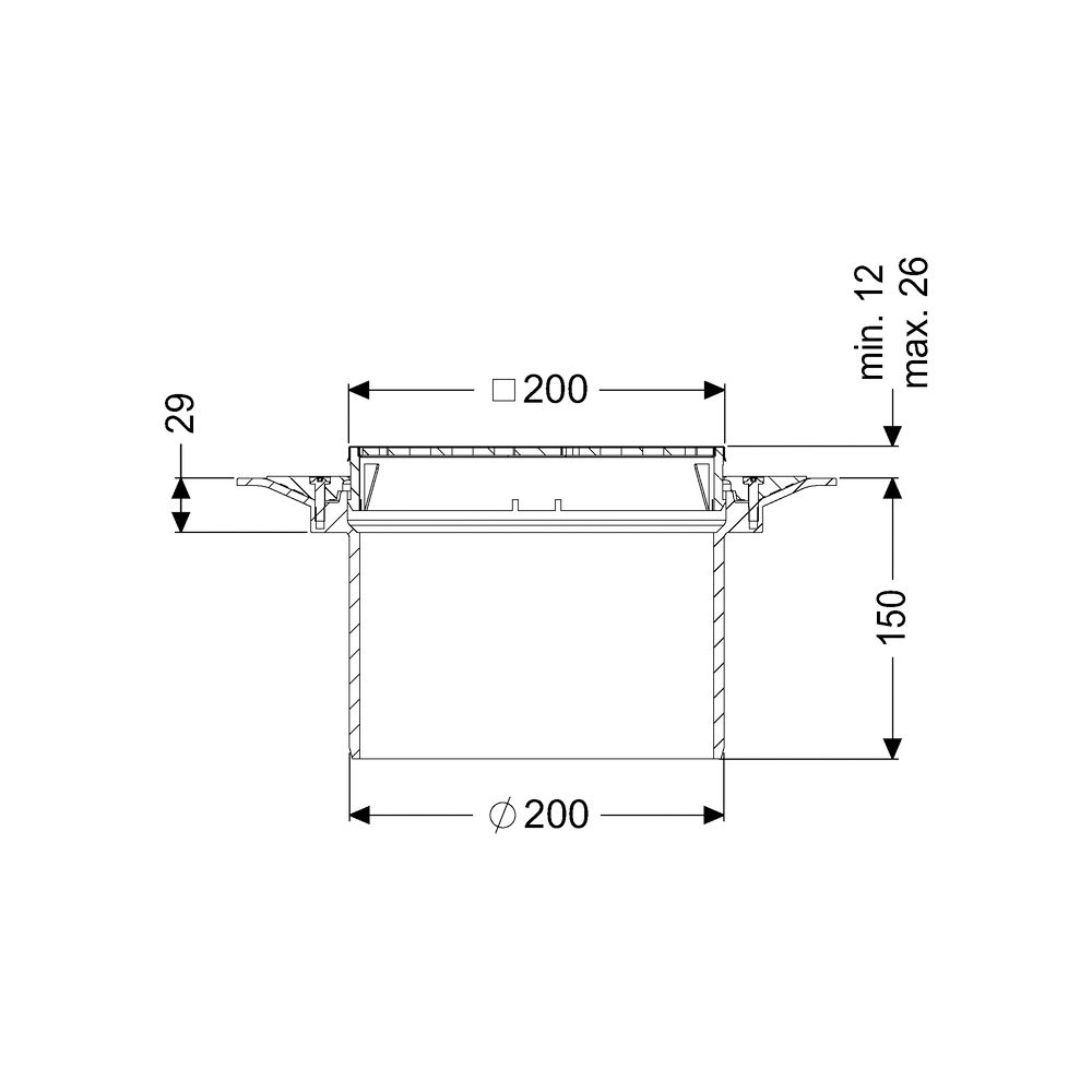 Kessel Aufsatzstück Variofix System 200 Schlitzrost V2A L15... KESSEL-48978 4026092007990 (Abb. 2)