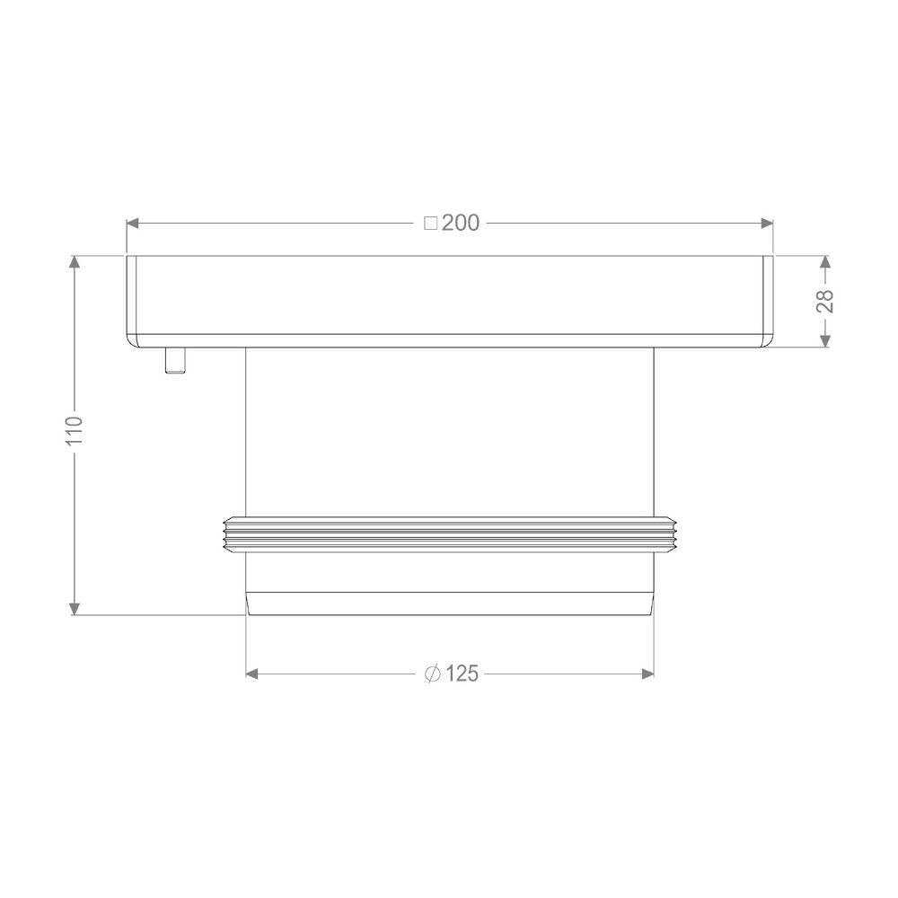 Kessel Ferrofix Aufsatzstück System 125, 200x200mm Gitterrost... KESSEL-54916 4026092072455 (Abb. 2)