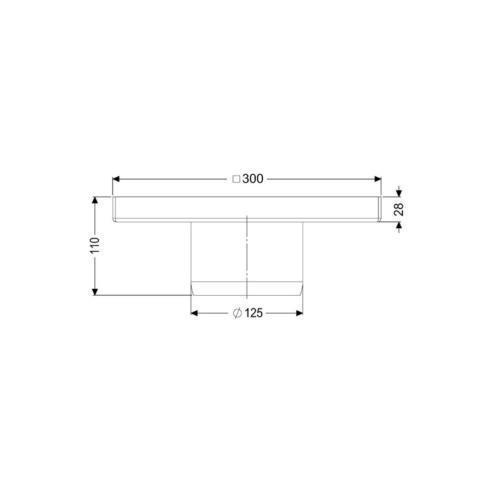 Kessel Ferrofix Aufsatzstück 300x300mm Gitterrost, ohne Klebeflansch... KESSEL-54926 4026092099919 (Abb. 2)