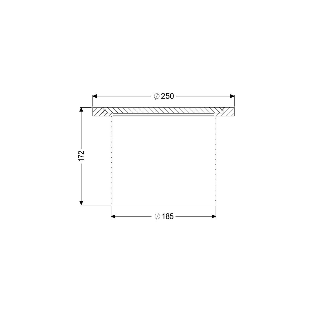 Kessel Reinigungsverschluss System 185, 250x250x200mm, Edelstahl... KESSEL-55143 4026092107683 (Abb. 2)