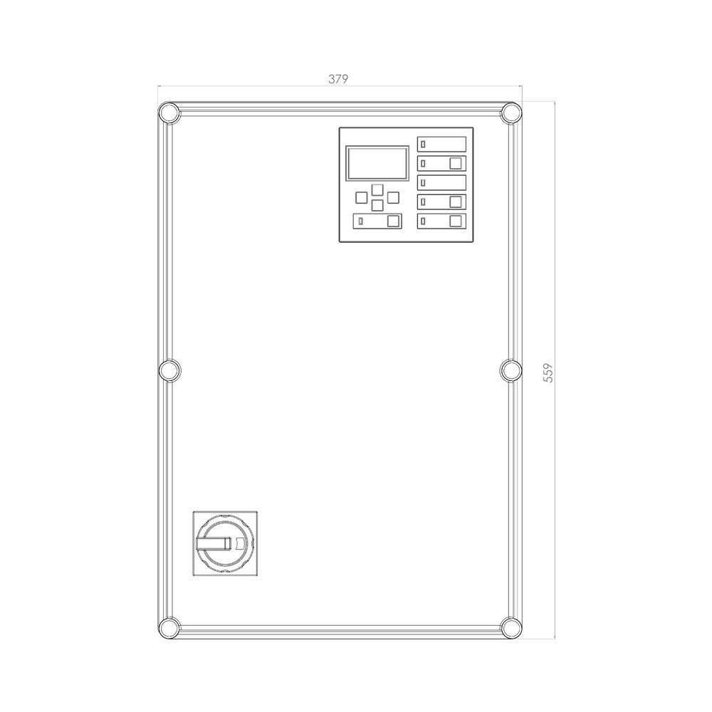 Kessel Schaltgerät Comfort Plus SD Mono/Duo, 400V, 9,0-14,0A, 680638... KESSEL-680638 4026092081921 (Abb. 2)