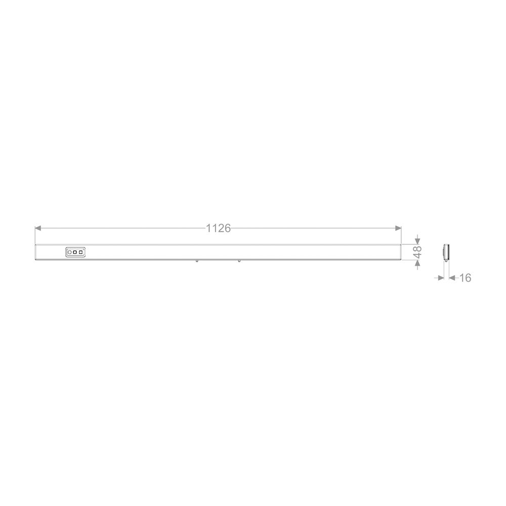 Kessel LED-Leuchtsteg-Einleger für Linearis Super60 Light, 1.150mm, 680693... KESSEL-680693 4026092080566 (Abb. 2)