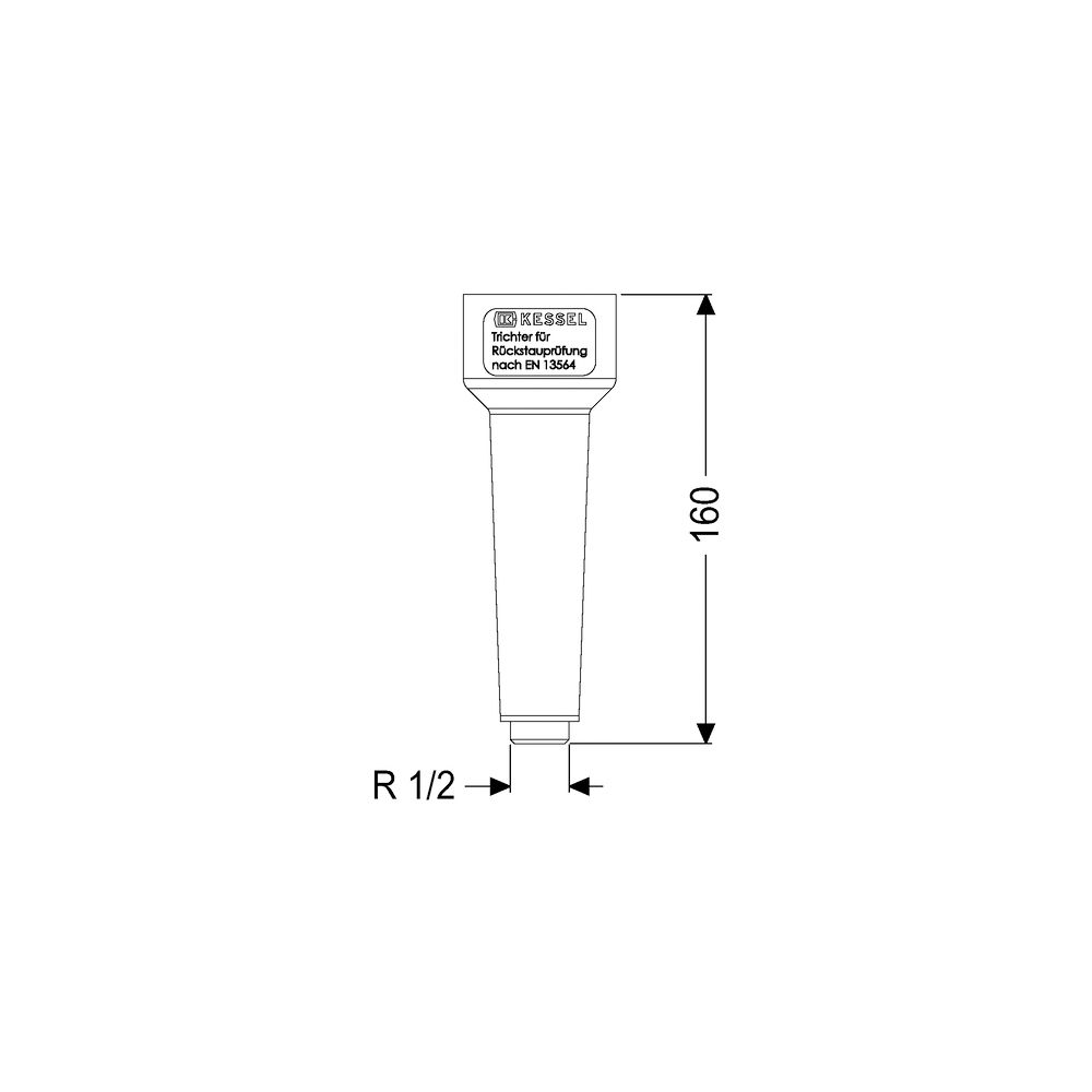 Kessel Prüftrichter mit Dichtung... KESSEL-70214 4026092002285 (Abb. 2)