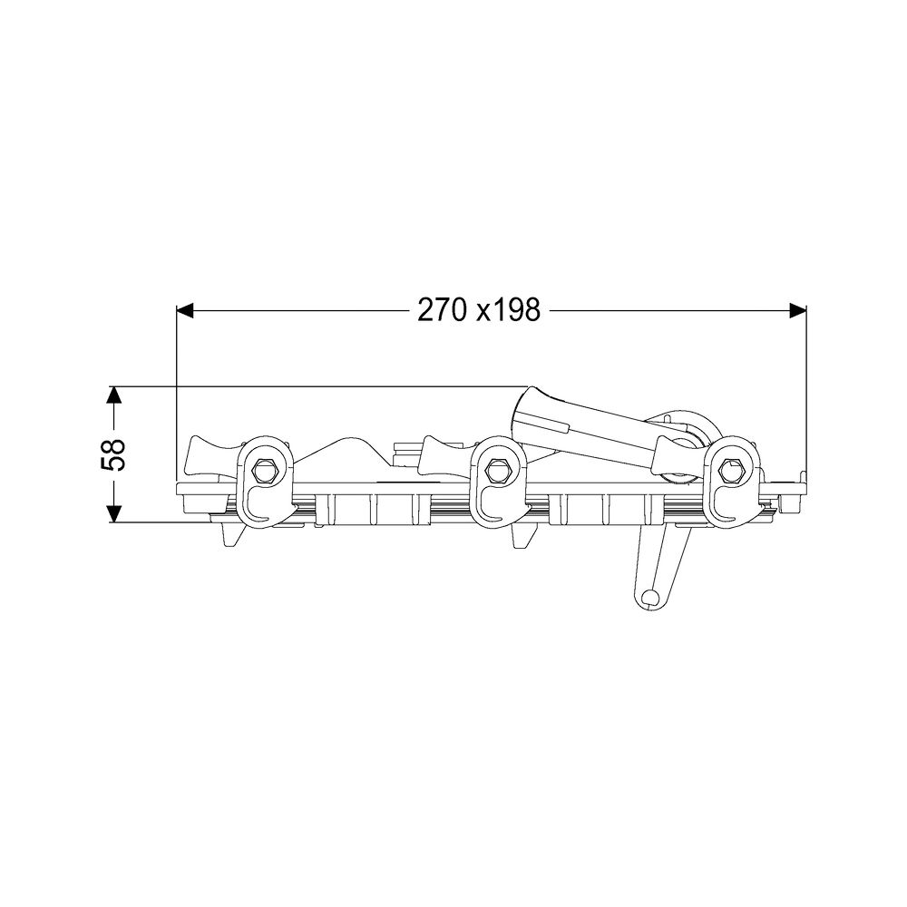 Kessel Verriegelungsdeckel Staufix DN 125/150 mit Notverschluss... KESSEL-70262 4026092028322 (Abb. 2)