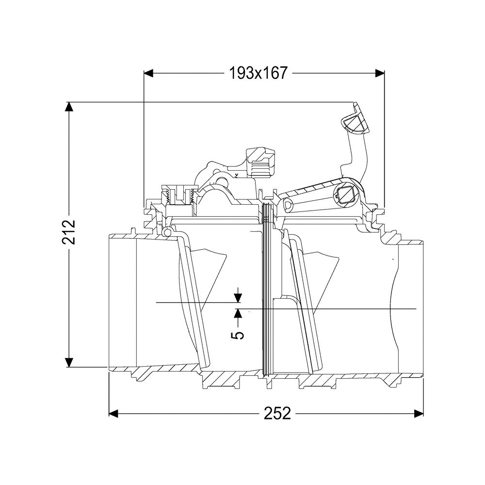 Kessel Grundkörper Staufix Typ 2 DN 90-100, freiliegend... KESSEL-730000.10 4026092076231 (Abb. 2)