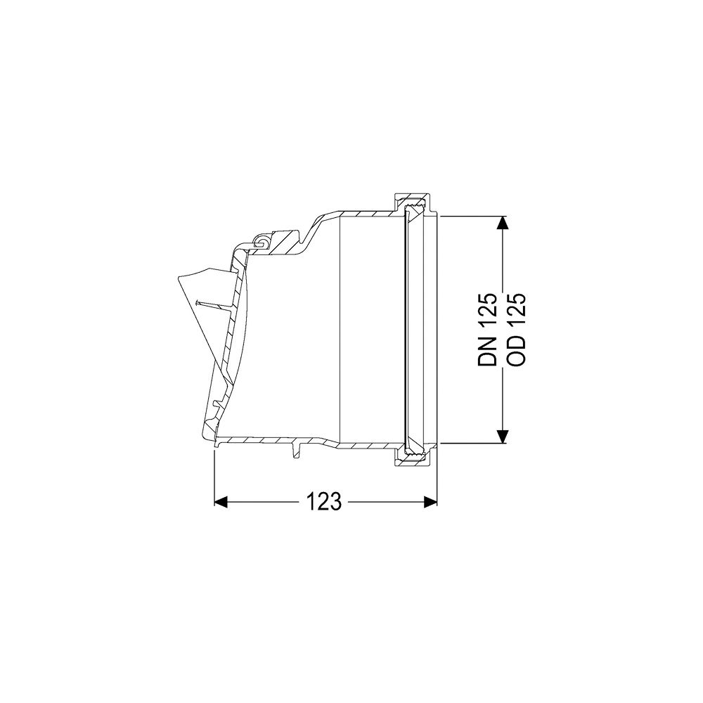 Kessel Rohrklappe DN 125, 79125... KESSEL-79125 4026092002476 (Abb. 2)