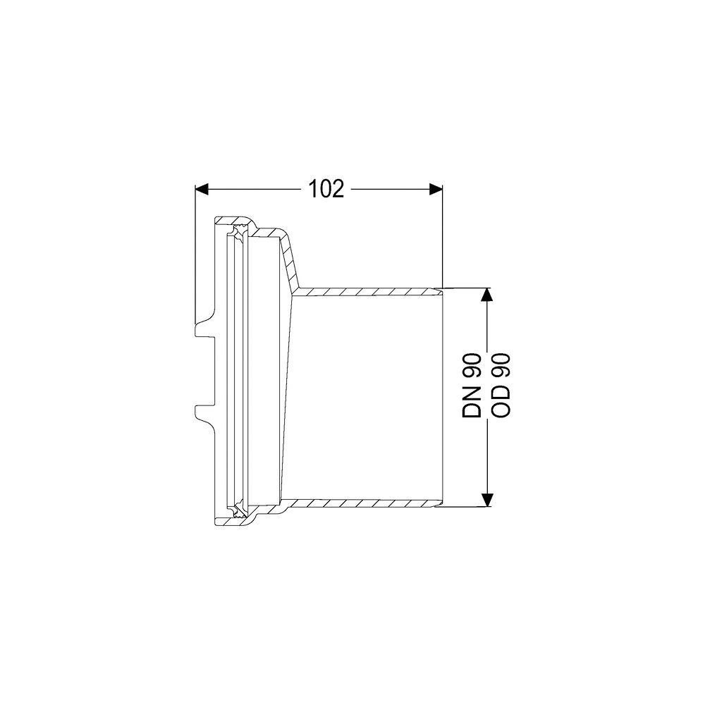 Kessel Spitzende DN 90, 83090... KESSEL-83090 4026092076927 (Abb. 2)