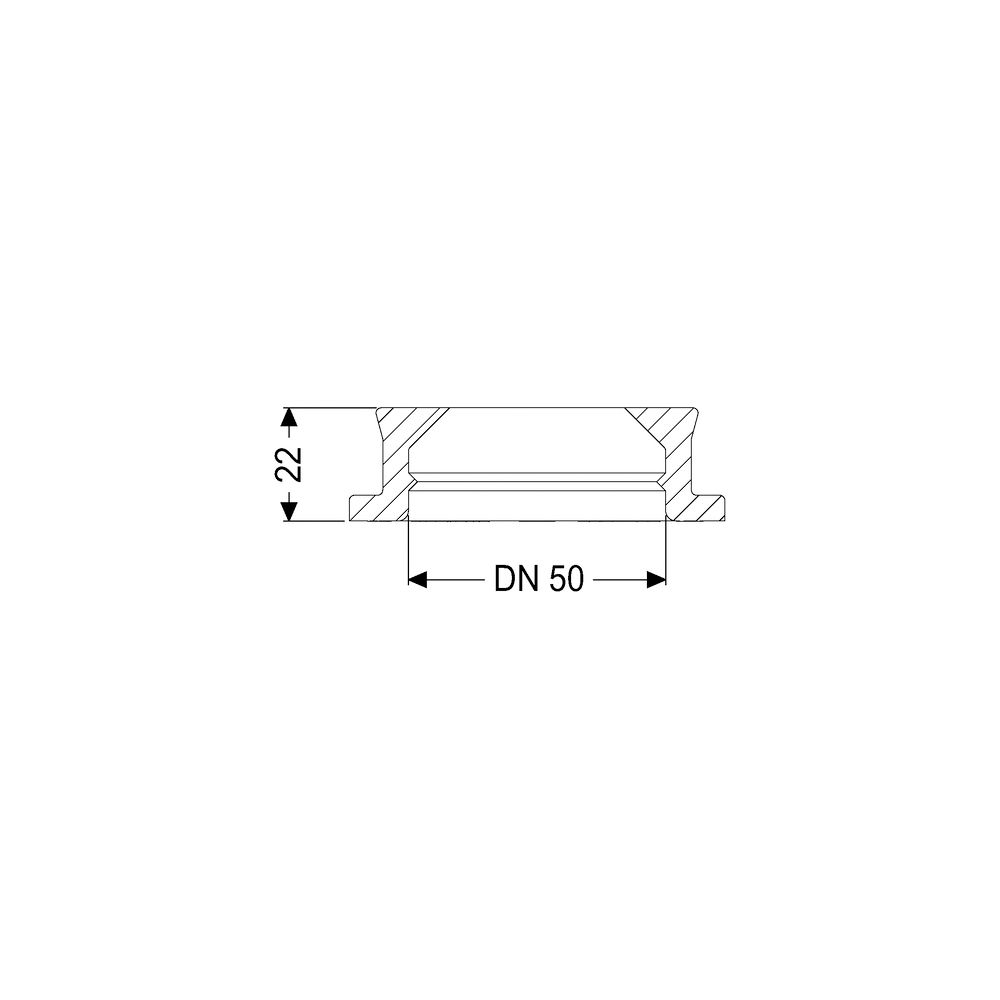 Kessel Dichtung für Rohrdurchführung DN 50... KESSEL-850114 4026092003008 (Abb. 2)