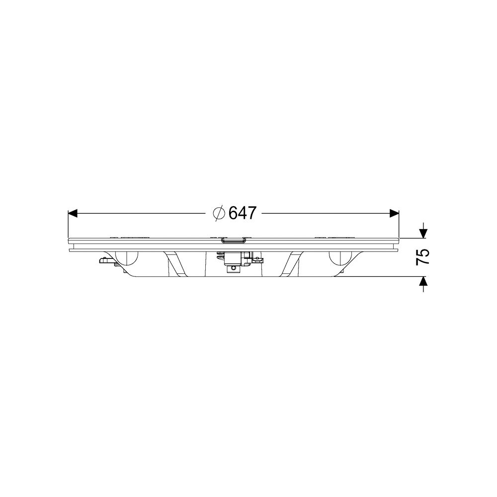 Kessel Abdeckplatte für Schachtsysteme, Klasse D 400, Grauguss, Lock und Lift, 648mm, 86... KESSEL-860160 4026092102534 (Abb. 2)