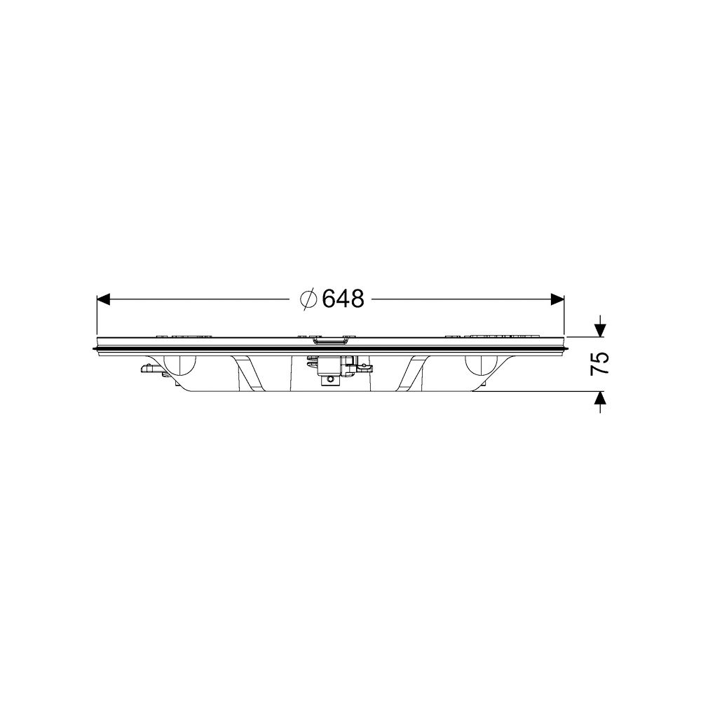 Kessel Abdeckplatte für Schachtsysteme, Klasse B 125, Grauguss, Lock und Lift, 648mm, 86... KESSEL-860161 4026092102541 (Abb. 2)