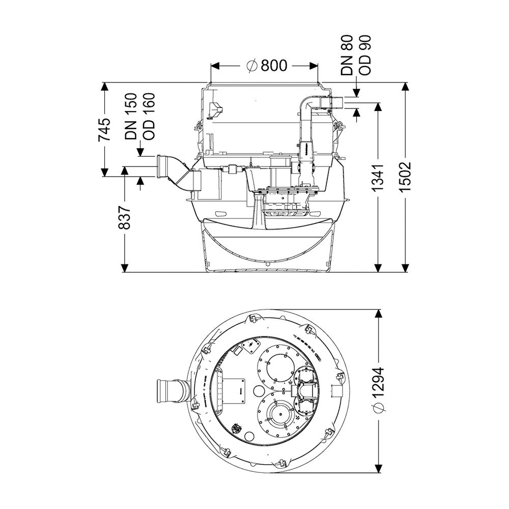 Kessel Pumpstation Aquapump XL Tronic SPF 1400-S3, niedrigster Einbau... KESSEL-8742012 4026092069479 (Abb. 2)