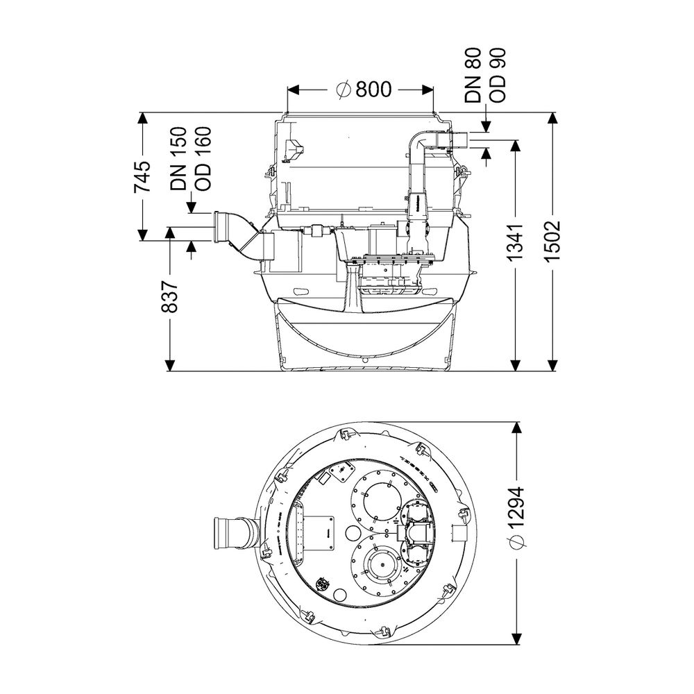 Kessel Pumpstation Aquapump XL Tronic SPF 1500-S3, niedrigster Einbau... KESSEL-8742013 4026092069493 (Abb. 2)