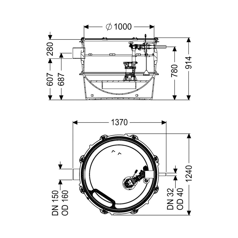 Kessel Pumpstation Aquapump XL Tronic GTF 600-S1, Tauchglocke... KESSEL-8743005 4026092075623 (Abb. 2)