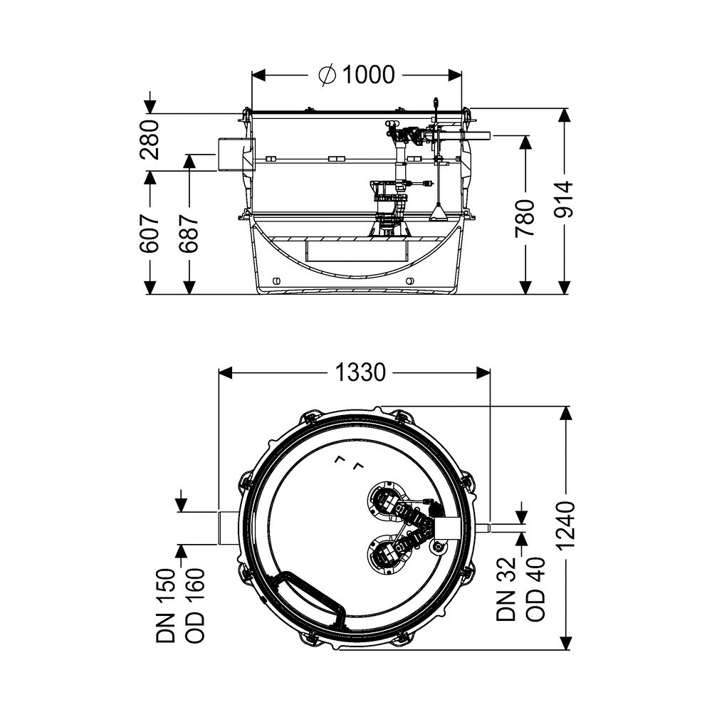 Kessel Pumpstation Aquapump XL Duo GTF 600-S1, Tauchglocke... KESSEL-8743007 4026092075630 (Abb. 2)