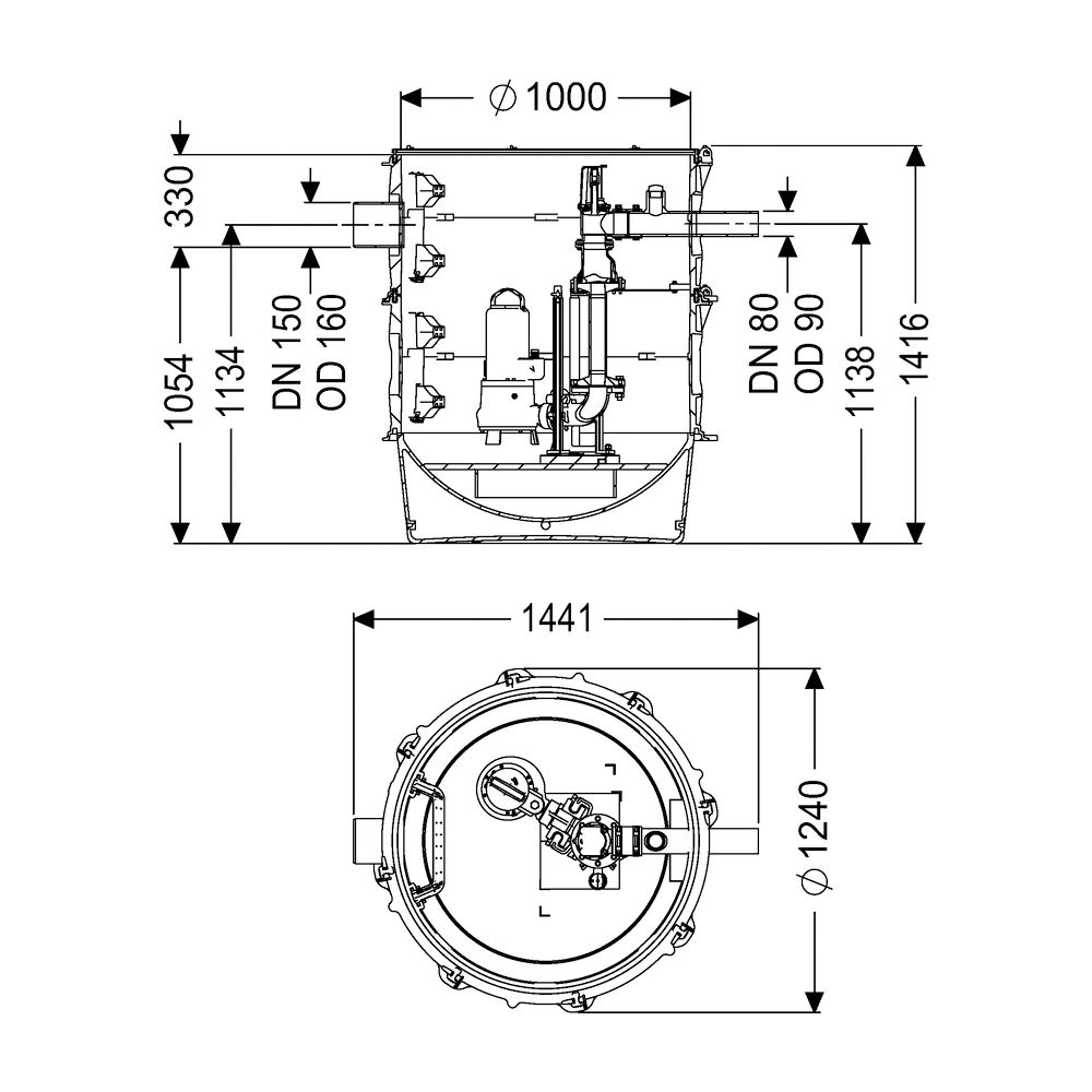 Kessel Pumpstation Aquapump XL Tronic GTF 4000-S1... KESSEL-8743022 4026092075760 (Abb. 2)