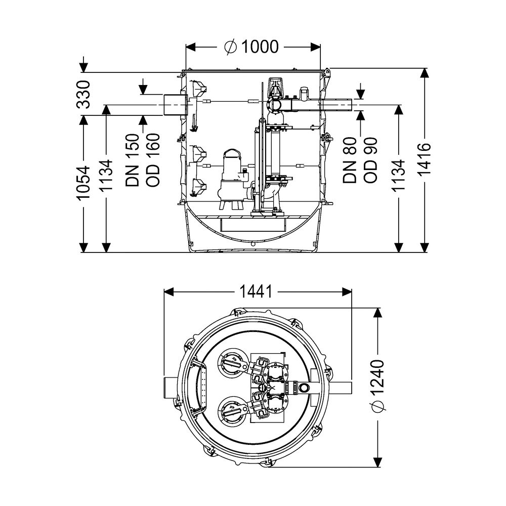 Kessel Pumpstation Aquapump XL Duo GTF 1600-S1... KESSEL-8743023 4026092075777 (Abb. 2)